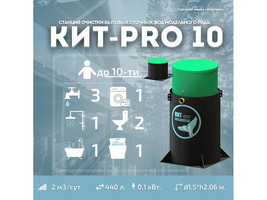 Септик КИТ-PRO-10-500