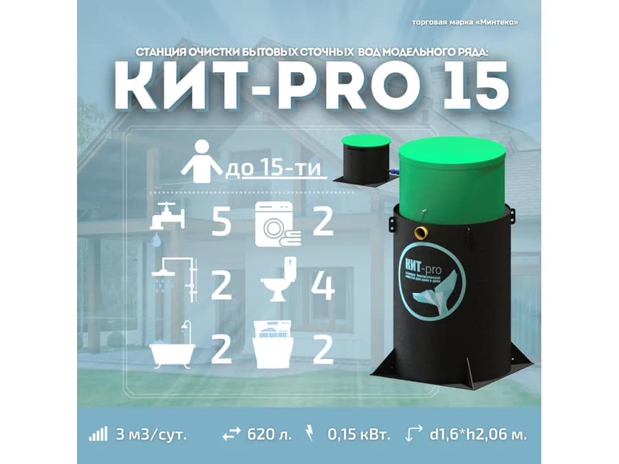 Септик КИТ-PRO-15-500