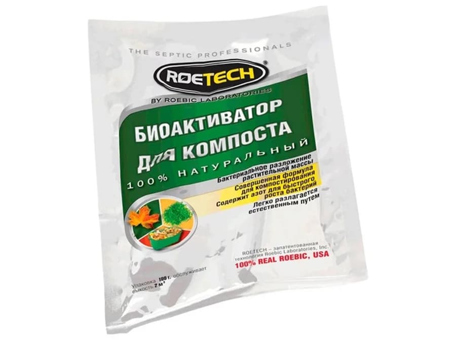 Бактерии для септиков Roetech Активатор для компоста